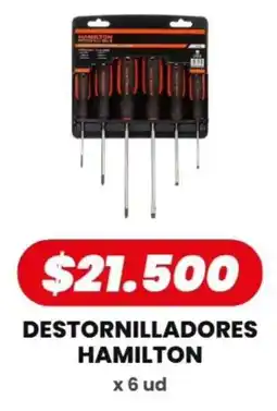 Autoservicio Capo Hamilton destornilladores oferta