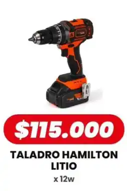 Autoservicio Capo Hamilton taladro litio oferta