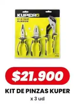 Autoservicio Capo Kuper kit de pinzas oferta