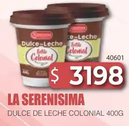 Masivos La serenisima dulce de leche colonial oferta