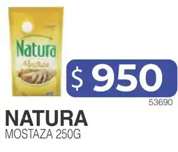 Masivos Natura mostaza oferta