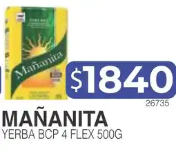 Masivos Mañanita yerba bcp 4 flex oferta