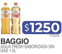 Masivos Baggio agua fresh saborizada sin gas oferta