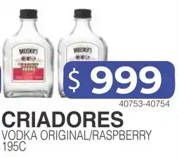 Masivos Criadores vodka original/raspberry oferta