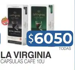 Masivos La virginia capsulas cafe 10u oferta