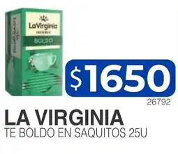 Masivos La virginia te boldo en saquitos 25u oferta