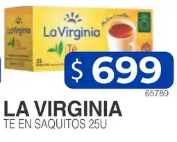 Masivos La virginia te en saquitos 25u oferta