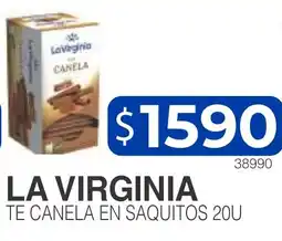 Masivos La virginia te canela en saquitos 20u oferta
