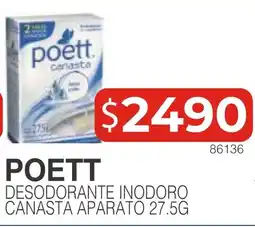 Masivos Poett desodorante inodoro canasta aparato oferta