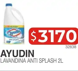 Masivos Ayudin lavandina anti splash oferta