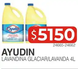 Masivos Ayudin lavandina glaciar/lavanda oferta