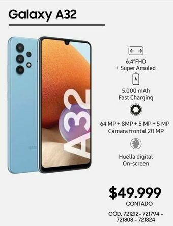 Coppel Galaxy a32 oferta