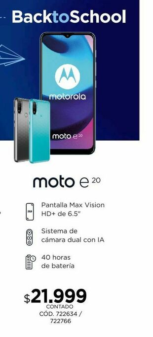 Coppel Moto e20 oferta