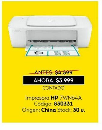 Impresora Hp Deskjet 2775 oferta en Changomas