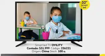 Coppel Smart led tv 32" oyility 32d15a oferta