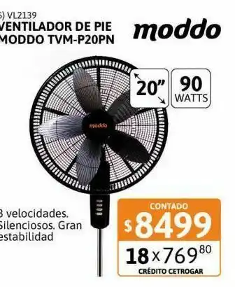 Samsung Ventilador de pie moddo 20" 90w oferta
