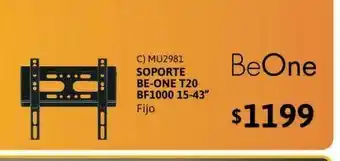 Samsung Soporte be-one t20 bf1000 fijo 15-43" oferta