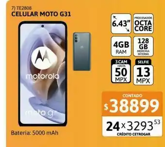 Samsung Celular moto g31 oferta