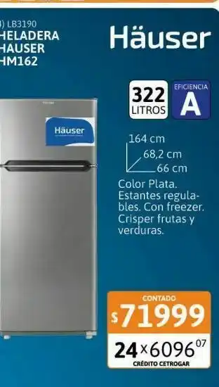Samsung Heladera con freezer hauser hm162 gp oferta
