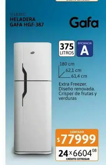 Samsung Heladera con freezer gafa 375 litros hgf-387 afb oferta