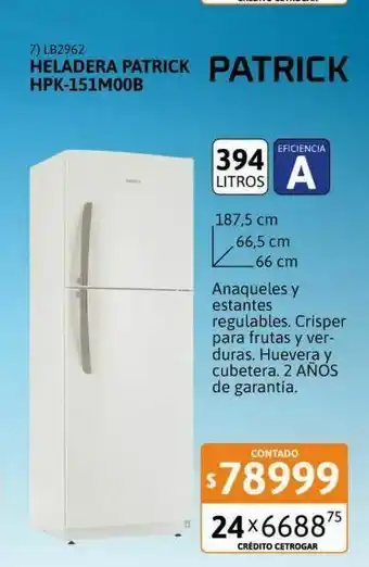Samsung Heladera con freezer patrick 393 litros hpk151m00b oferta