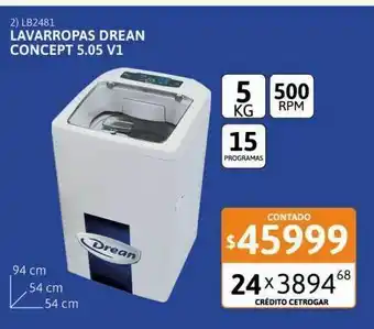 Samsung Lavarropas drean concept 5.05 v1 5kg 500rpm oferta