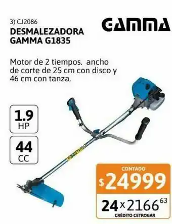 Samsung Desmalezadora gamma g1835 oferta