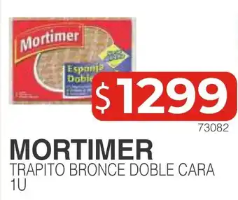 Masivos Mortimer trapito bronce doble cara oferta