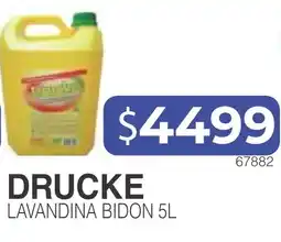 Masivos Drucke lavandina bidon oferta