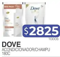 Masivos Dove acondicionador/champu oferta