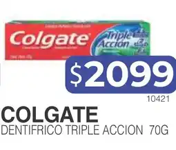 Masivos Colgate dentifrico triple accion oferta