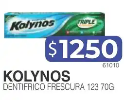 Masivos Kolynos dentifrico frescura 123 oferta