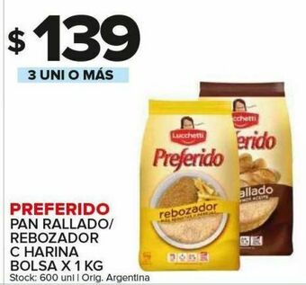 Carrefour Pan rallado preferido kg oferta