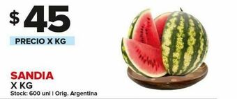 Carrefour Sandía x kg oferta