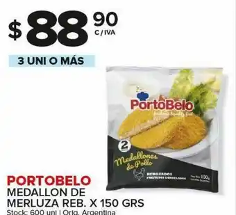 Carrefour Maxi Medallon de merluza porto belo 150g oferta