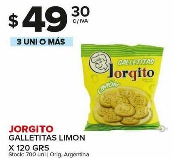 Carrefour Maxi Galletitas jorgito 120g oferta