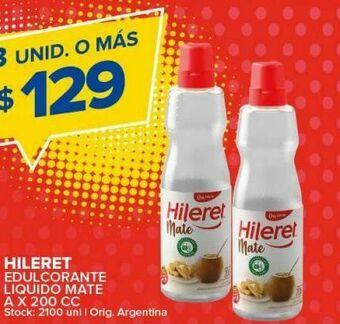 Carrefour Maxi Edulcorante hileret 250cc oferta