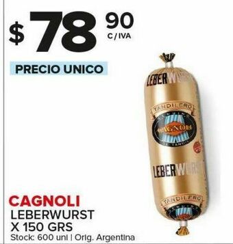 Carrefour Maxi Leberwurst cagnoli 150g oferta