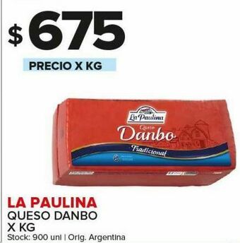 Carrefour Maxi Queso danbo la paulina kg oferta