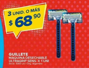 Carrefour Maxi Máquina de afeitar gillette oferta