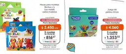 Cooperativa Obrera Masa para modelar bonus x 3 con molde oferta