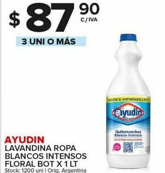Carrefour Maxi Lavandina ayudin 1l oferta