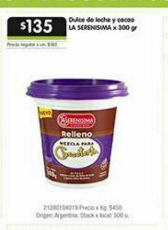 Jumbo Dulce de leche oferta