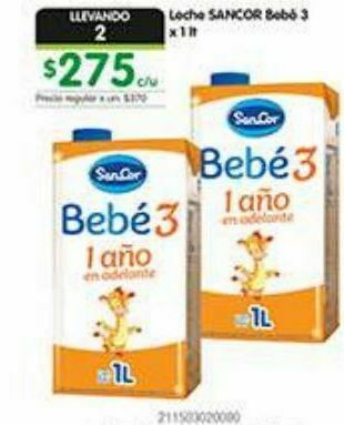 Jumbo Leche infantil sancor oferta