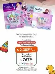 Cooperativa Obrera Tiny set de maquillaje oferta