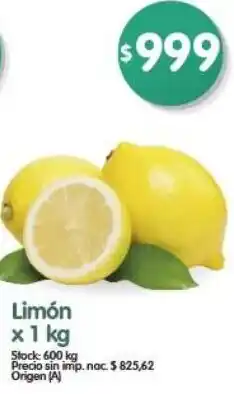 Supermercados Buenos Días Limón oferta
