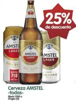 Supermercados Buenos Días Cerveza amstel oferta