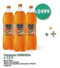 Supermercados Buenos Días Gaseosa mirinda oferta
