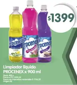 Supermercados Buenos Días Limpiador líquido procenex oferta