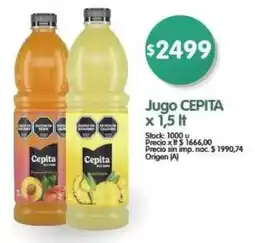 Supermercados Buenos Días Jugo cepita oferta